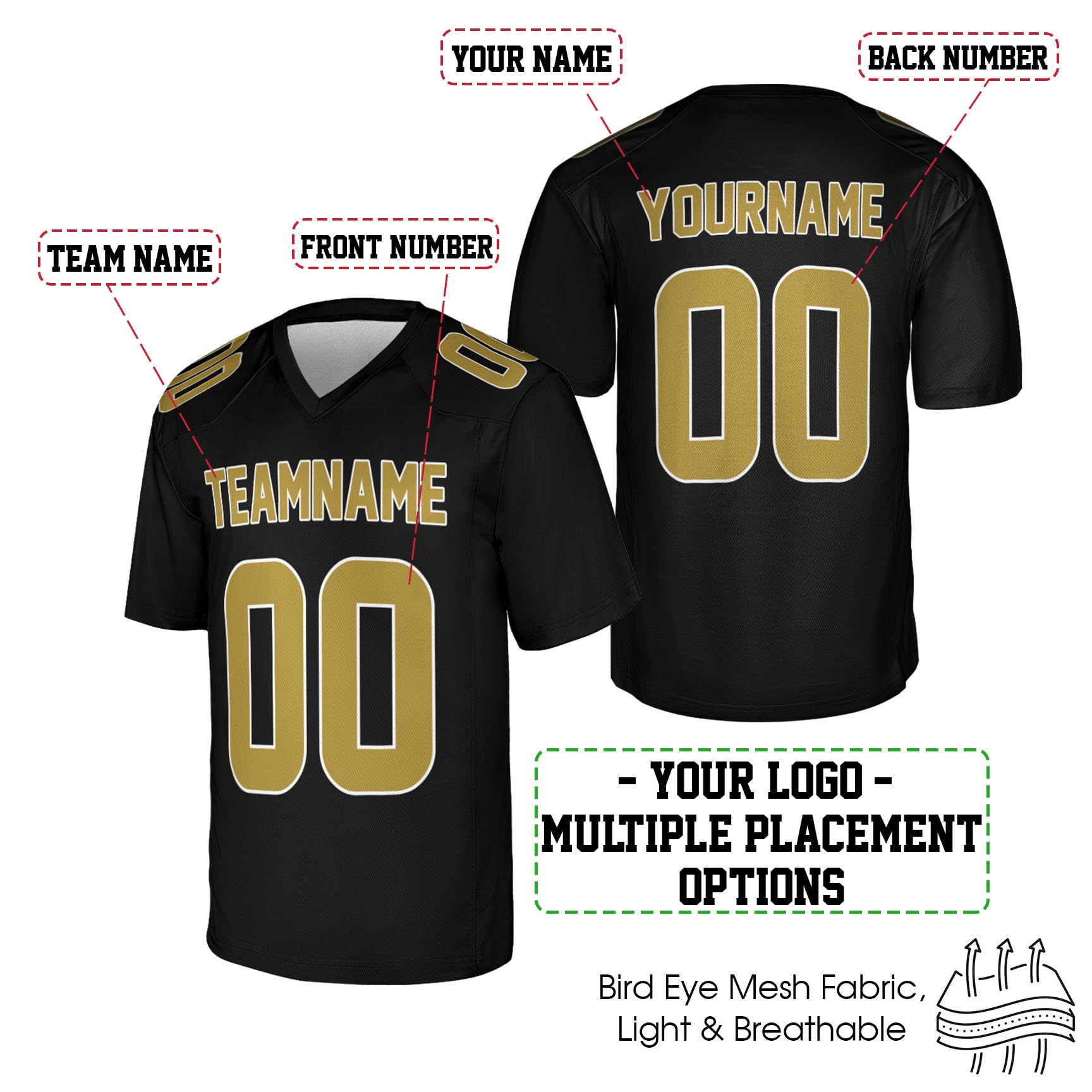 Custom Football Jersey for Men Women – Add Your Team Name Number Logo Personalized Adult Sports Shirt Customized Practice Football Uniform Purple/White