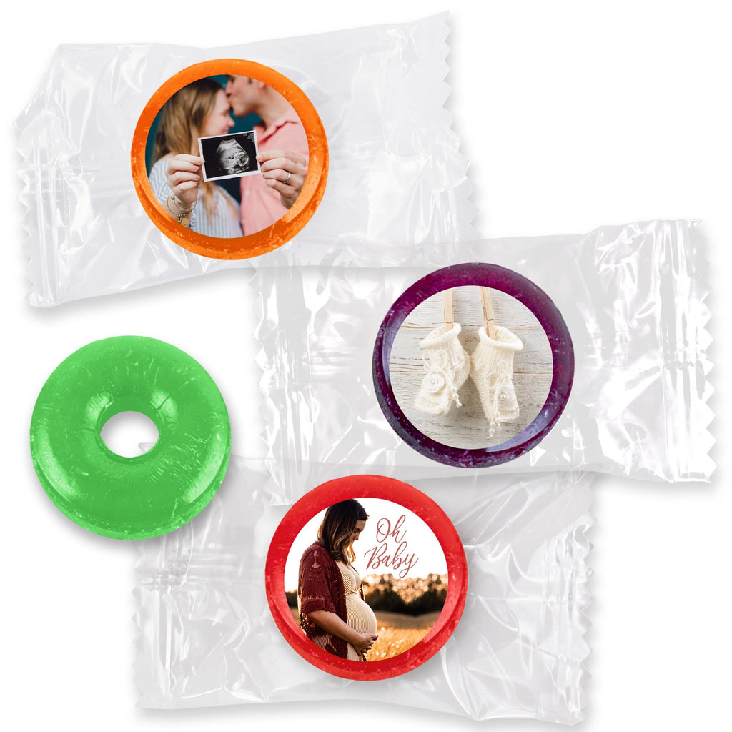 Personalized Life Savers Candy, Custom LifeSavers Candy Assortment for Wedding Favors, Baby Showers, Party Favors - Fully Assembled (Set of 100)