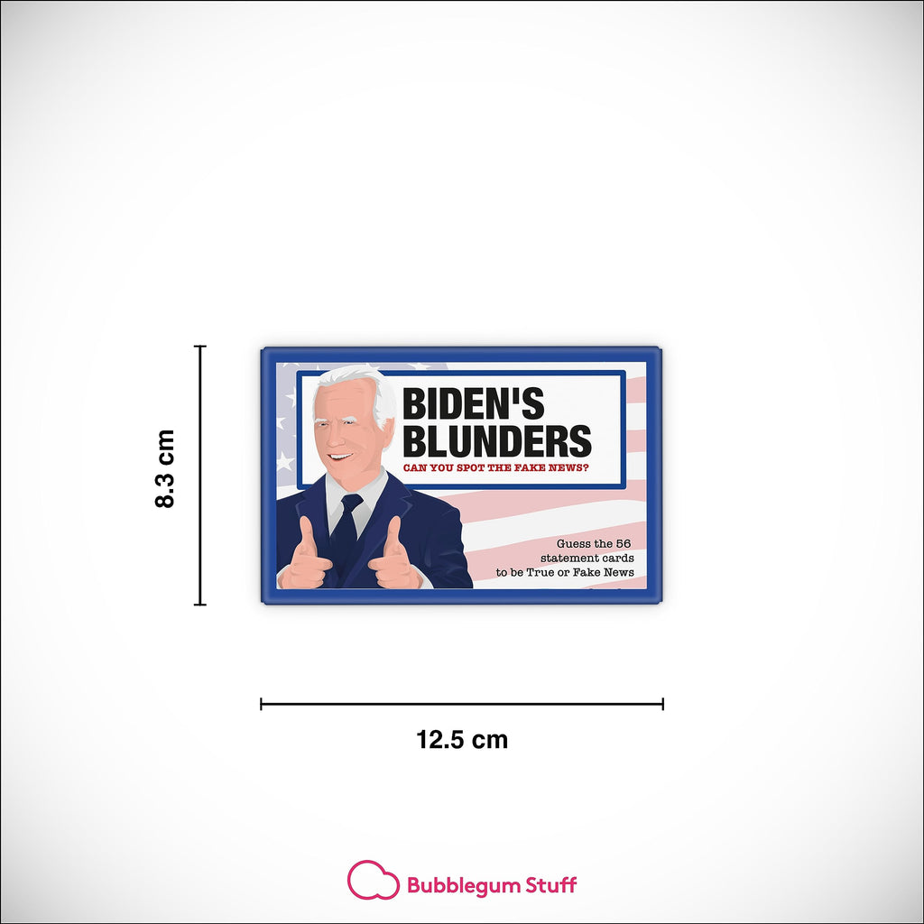 Bubblegum Stuff Biden's Blunders - The Card Game - Trivia Game - Family Games - Games for Family Games Night - Card Games for Adults and Teenagers