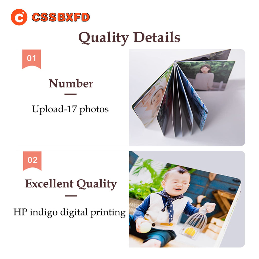 Personalized Memory Photo Album Book Custom Christmas Family Birthday Gifts for lovers kids friends idols