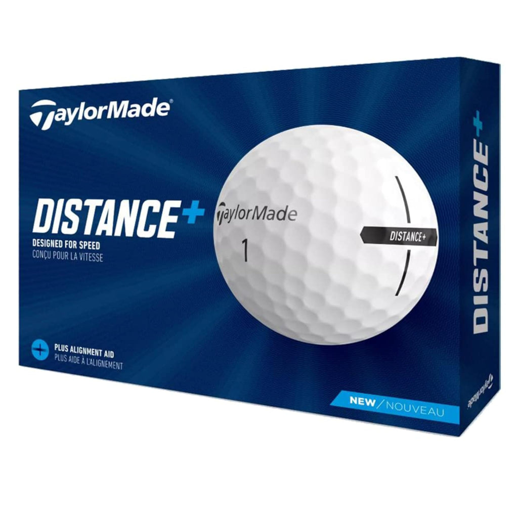 Taylormade Distance + Logo Golf Balls, Personalized Golf Balls, Custom Golf Balls (Set of 12)