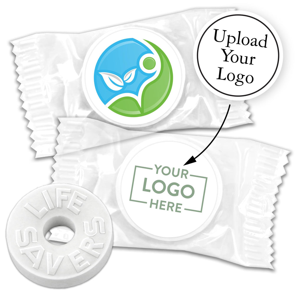 Promotional Life Savers Mints, Custom Life Savers Mints - 100 Quantity - FULLY Assembled Promotional Product/Bulk with Your Logo/Customized