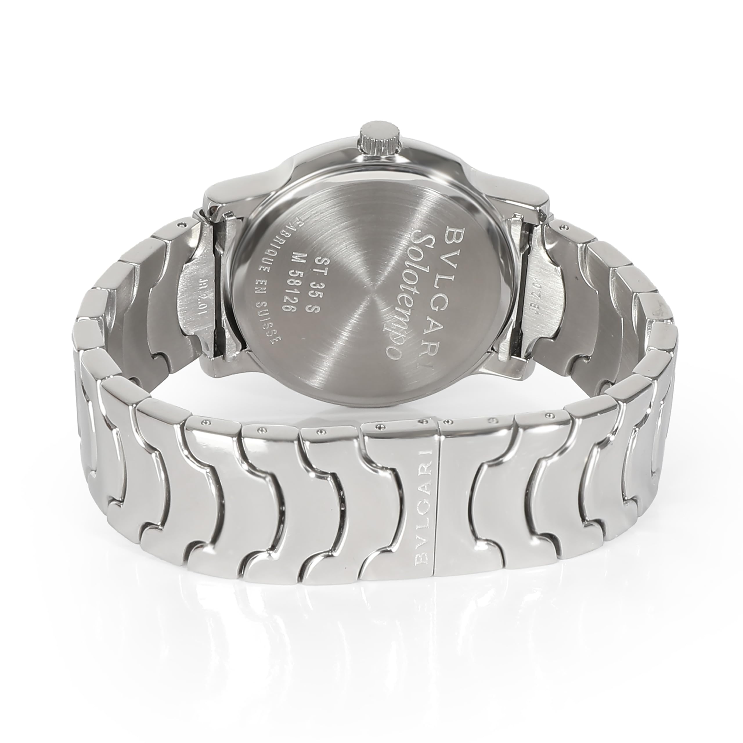 BVLGARI, Pre-Loved, Solo Tempo, Solo Tempo, 6.25, Stainless Steel.