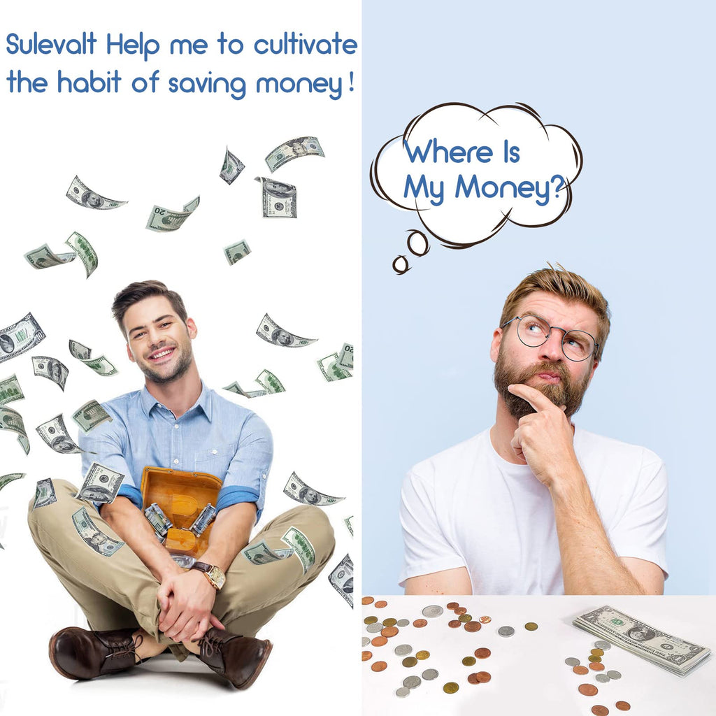 Custom Piggy Bank with Laser Engraved Name, Creative Alphabet Letter Storage Bank, Personalized Wooden Toy with DIY Letter for Kids, Money Bank (K)