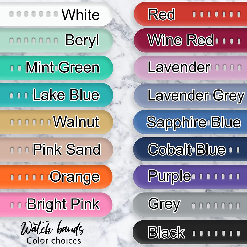 Personalized Mom Life Watch Band compatible with Apple Watch iWatch Custom Silicone Watch Band 38mm 40mm 41mm 42mm 44mm 45mm Strap Laser Engraved Mother Gift Present