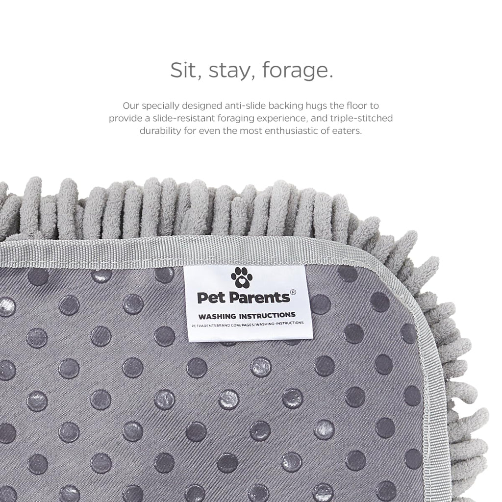 Pet Parents® Forager® Mats, Snuffle Mat for Dogs with SoftSnout & Non-Slip Backing Technology, Slow Feeder Dog Bowls & Snuffle Mat for Large Dogs and Small Dogs (Forest 12")
