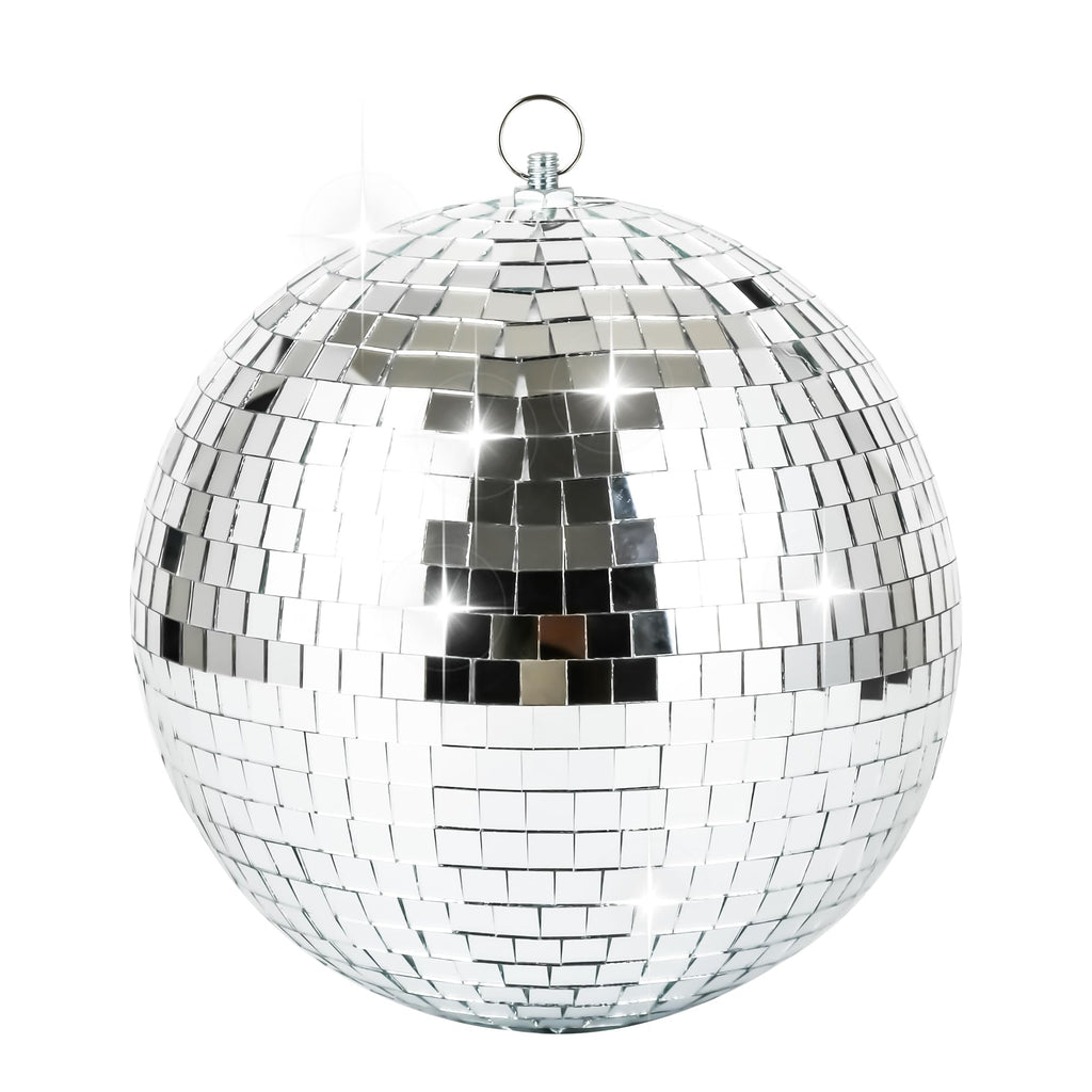 NuLink Disco Ball 12" Disco Ball Decor Hanging Disco Ball Mirror Ball for Party Decoration Wedding Home