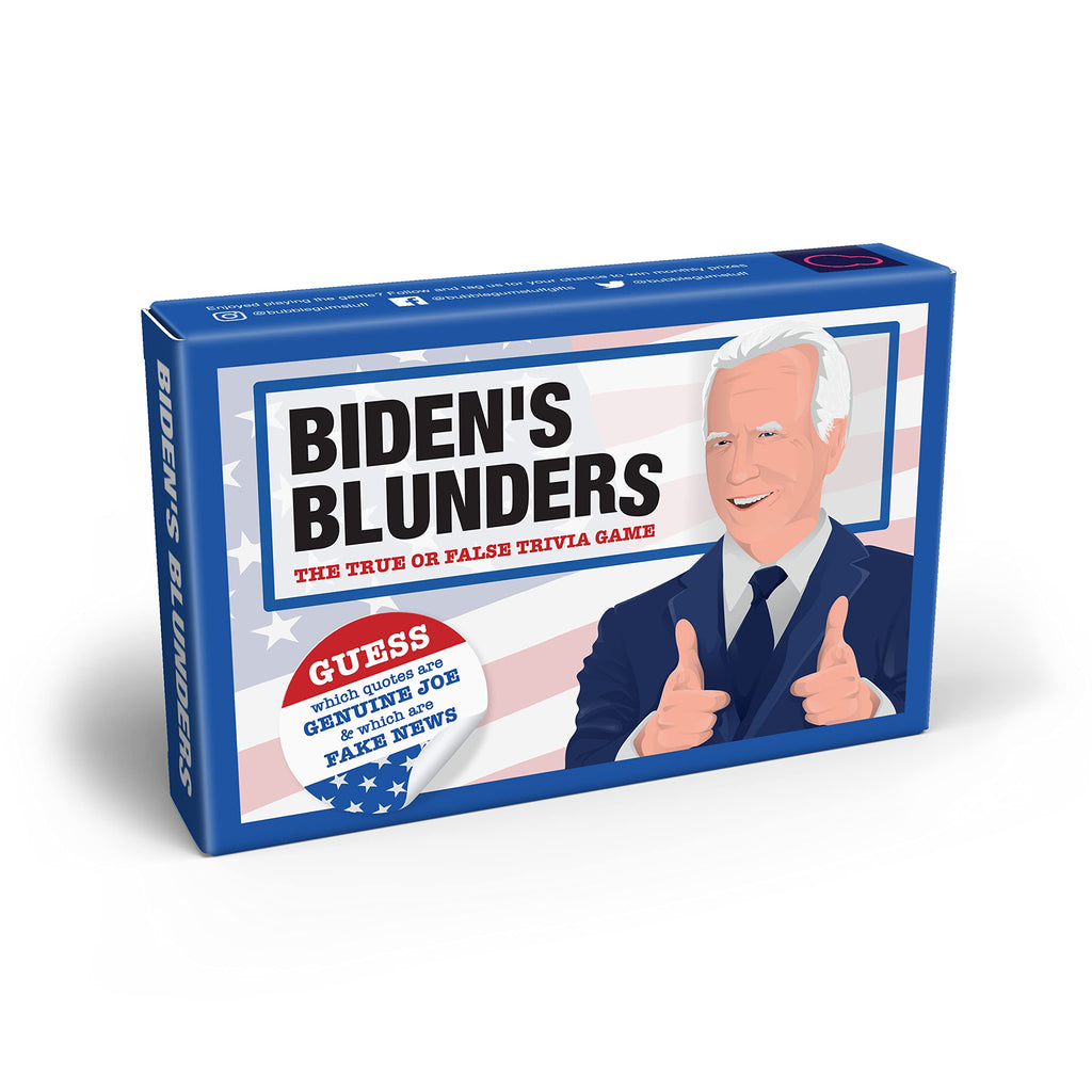 Bubblegum Stuff Biden's Blunders - The Card Game - Trivia Game - Family Games - Games for Family Games Night - Card Games for Adults and Teenagers