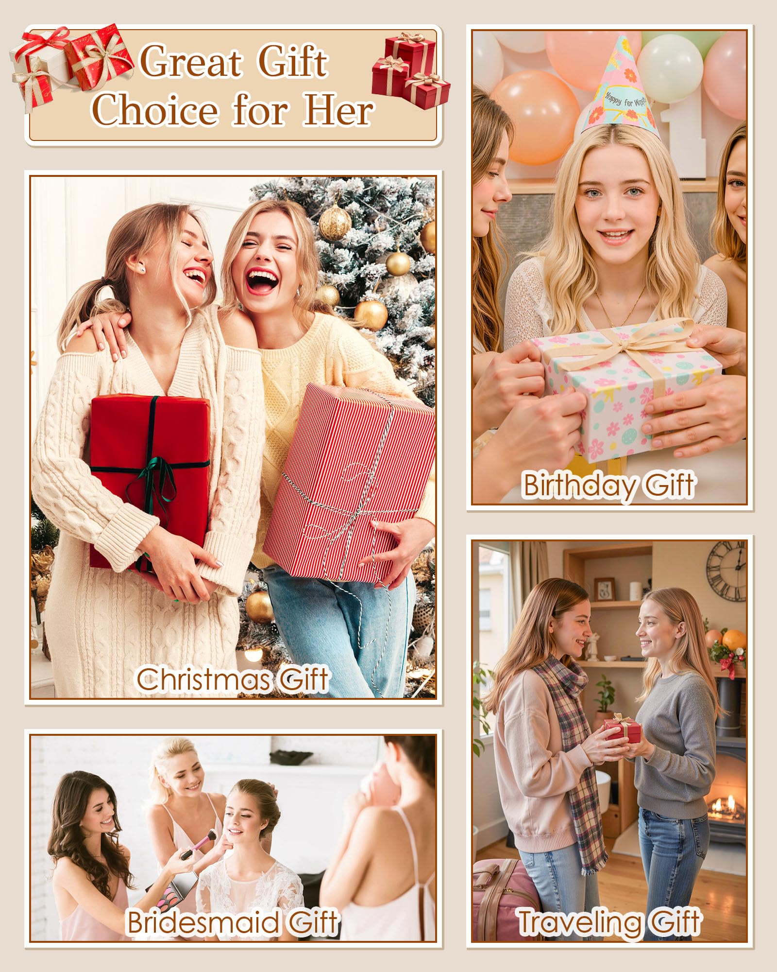 VFMBL Sister Gifts from Sister, Personalized Makeup Bag, Letter Pouch, Open Flat Large Capacity Bag, Sister Birthday Gifts Ideas, Sister Gifts, Sister In Law Gifts, Sister Gifts Bag