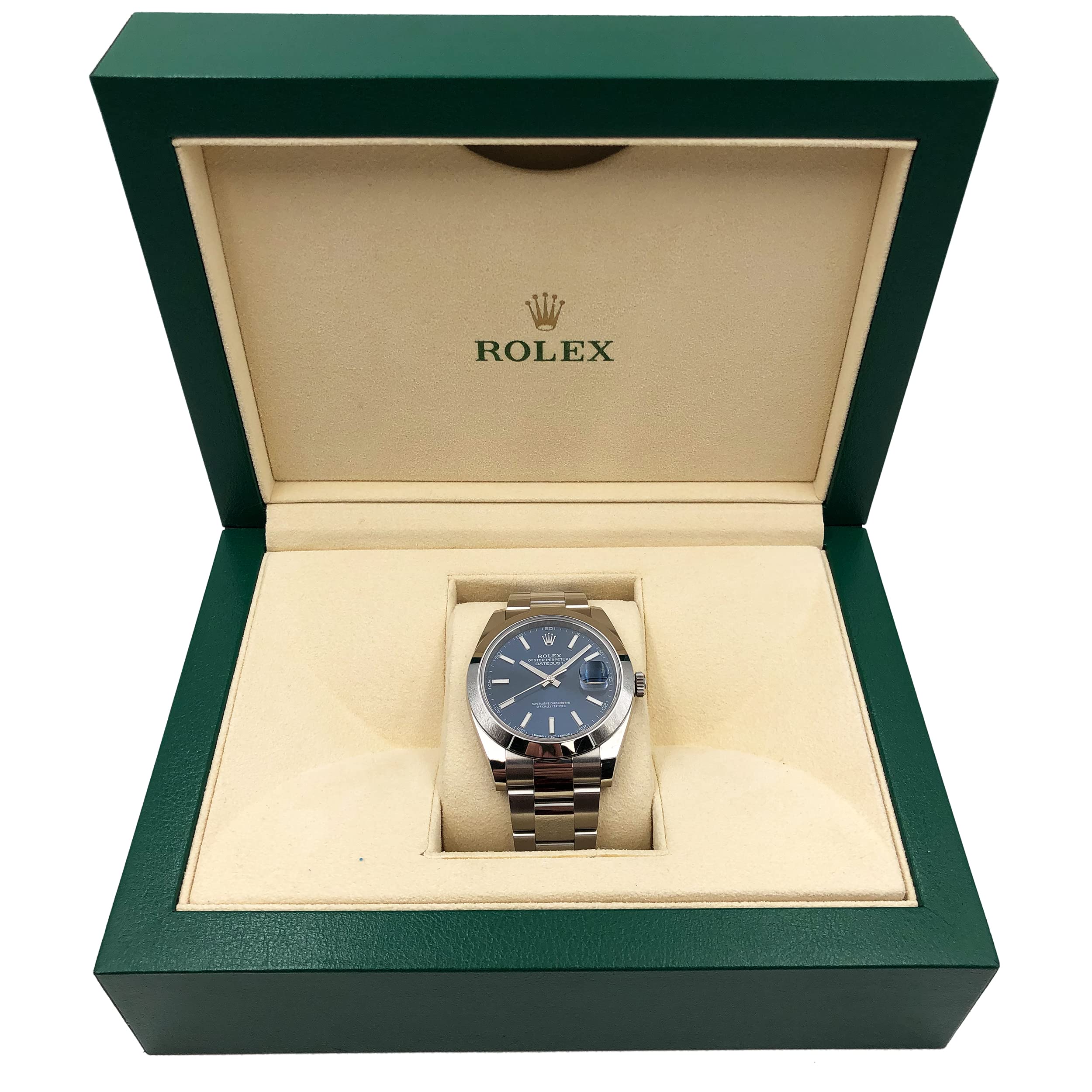 Rolex Datejust 41 Blue Dial Stainless Steel Men's Watch 126300BLSO