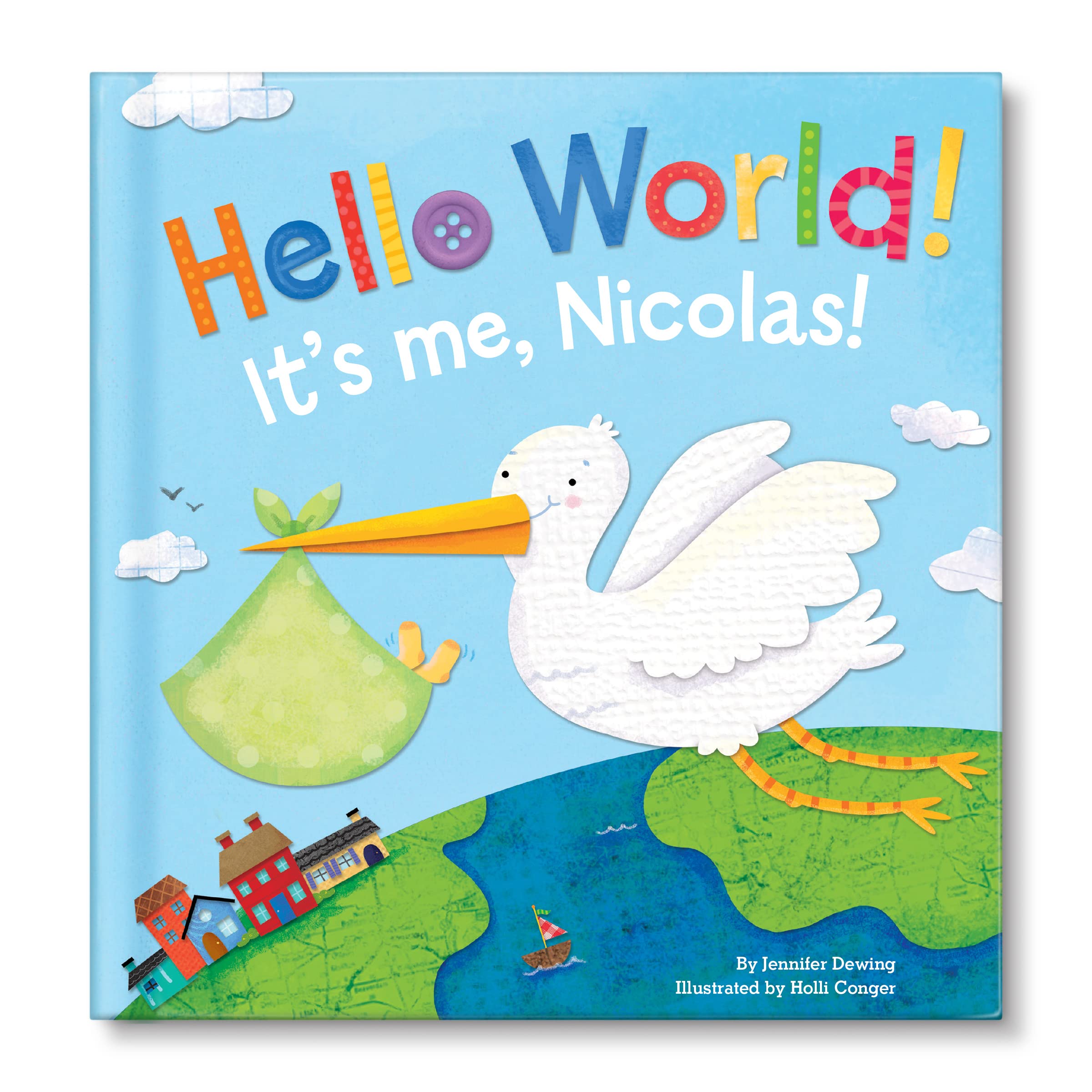 I See Me! Hello World! - Personalized Children's Story (Blue Board Story)