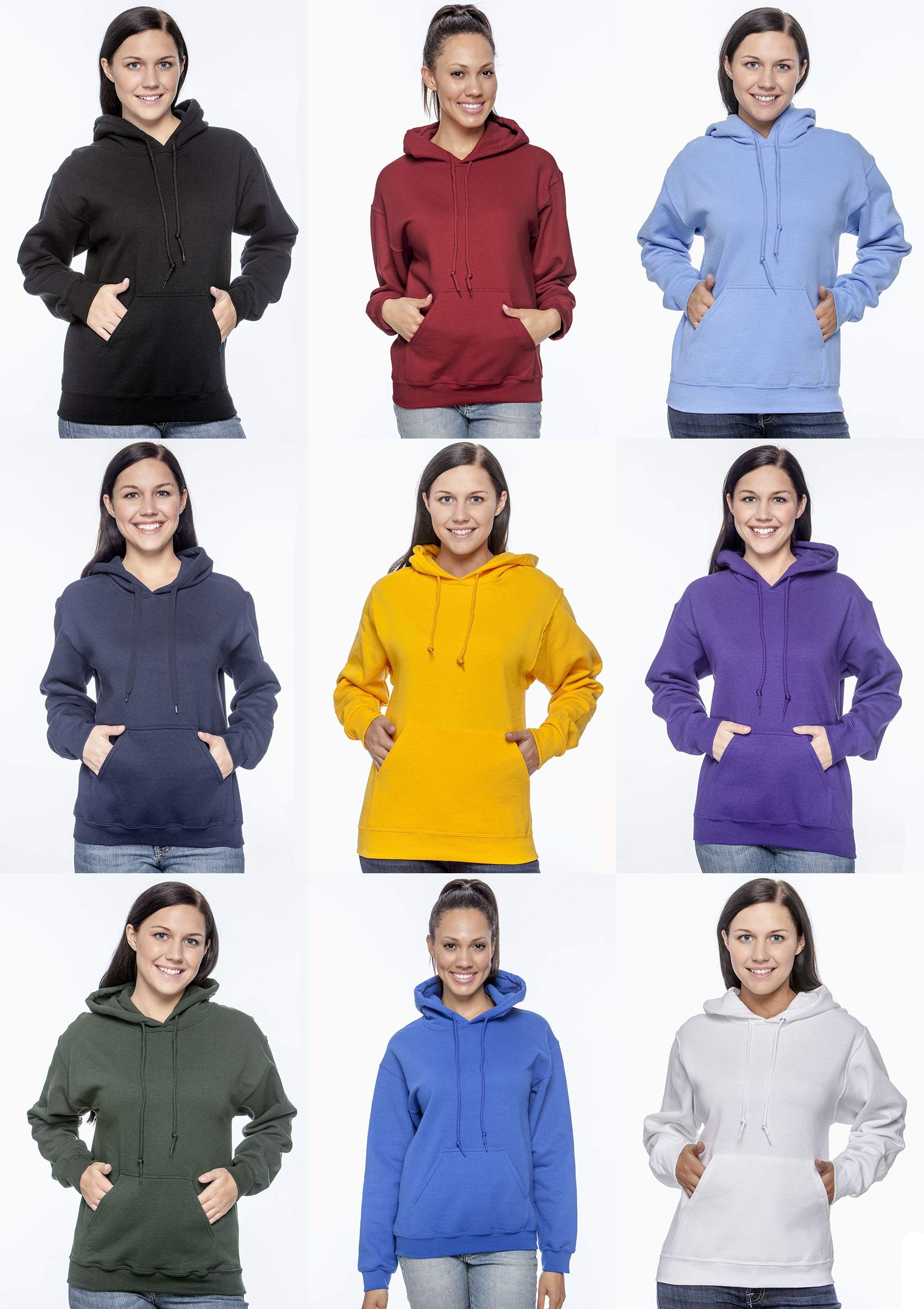 Tee Miracle Design Your OWN Hoodie for Men & Women - Custom Jersey Hoodies - Pullover Team Sweatshirts Black