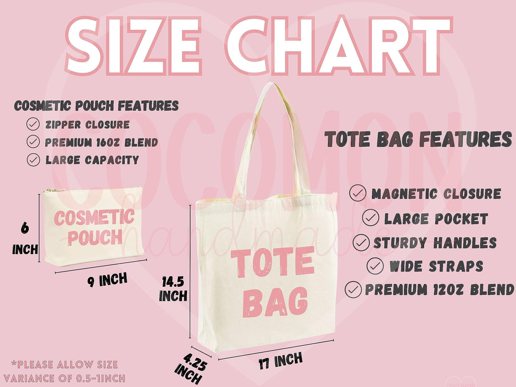 Personalized Custom Name Tote Bag - Custom Tote Shopper - Premium Canvas, Reusable, Eco-Friendly - Ideal Gift for Women, Bridesmaids, Teachers, Nurses - Customizable (Tote Bag Only)