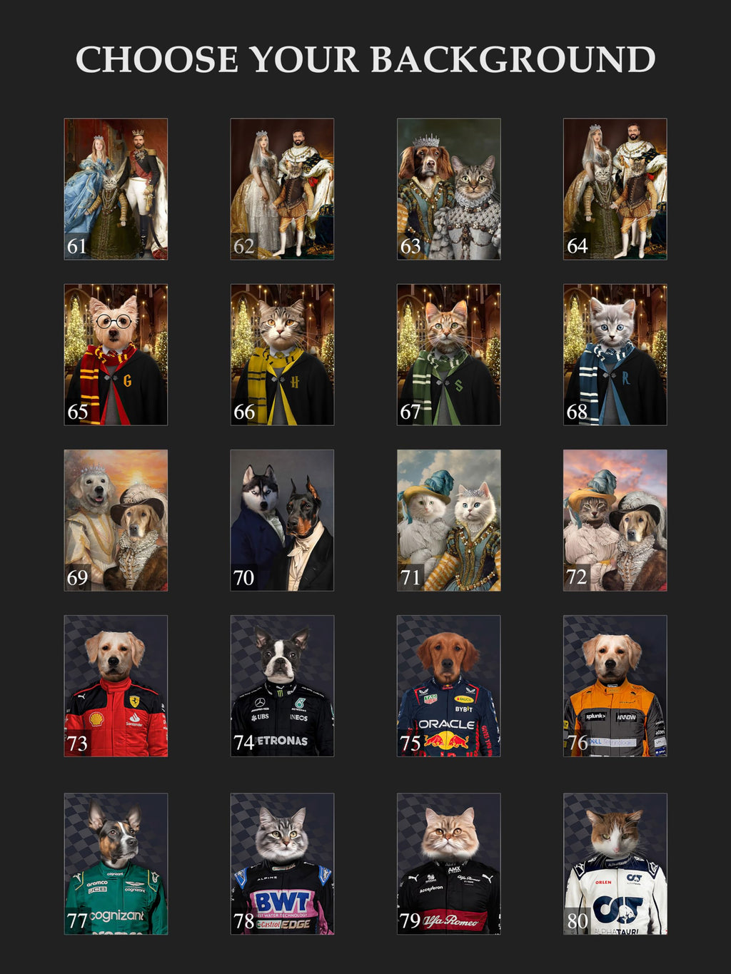 Personalized Canvas Print Personalized Royal Pet Portrait from Photo, Custom Renaissance Pet Portrait Custom Portrait, Custom Royal Portraits, King and Queen Portrait, Funny Pet Portraits (The Count)