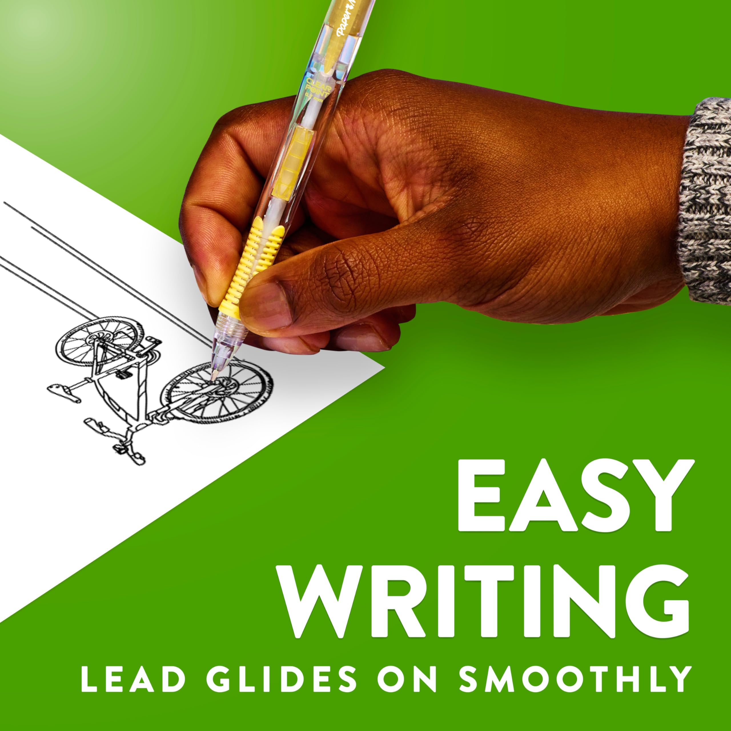 Paper Mate Clearpoint Mechanical Pencils 0.7mm, HB #2 Pencil Lead, 2 Pencils, School Supplies, Teacher Supplies, Drawing Pencils, Sketching Pencils, Assorted Barrel Colors, 10 Count