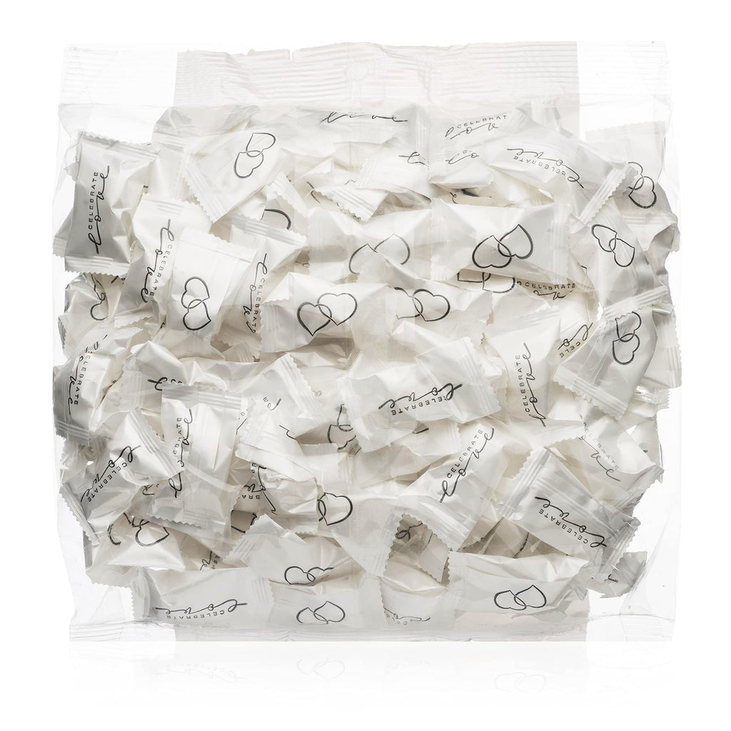 Candy Envy - Celebrate Love Buttermints - 13 oz. Bag - Approximately 100 Individually Wrapped Mints - Wedding, Anniversary, Love Candy