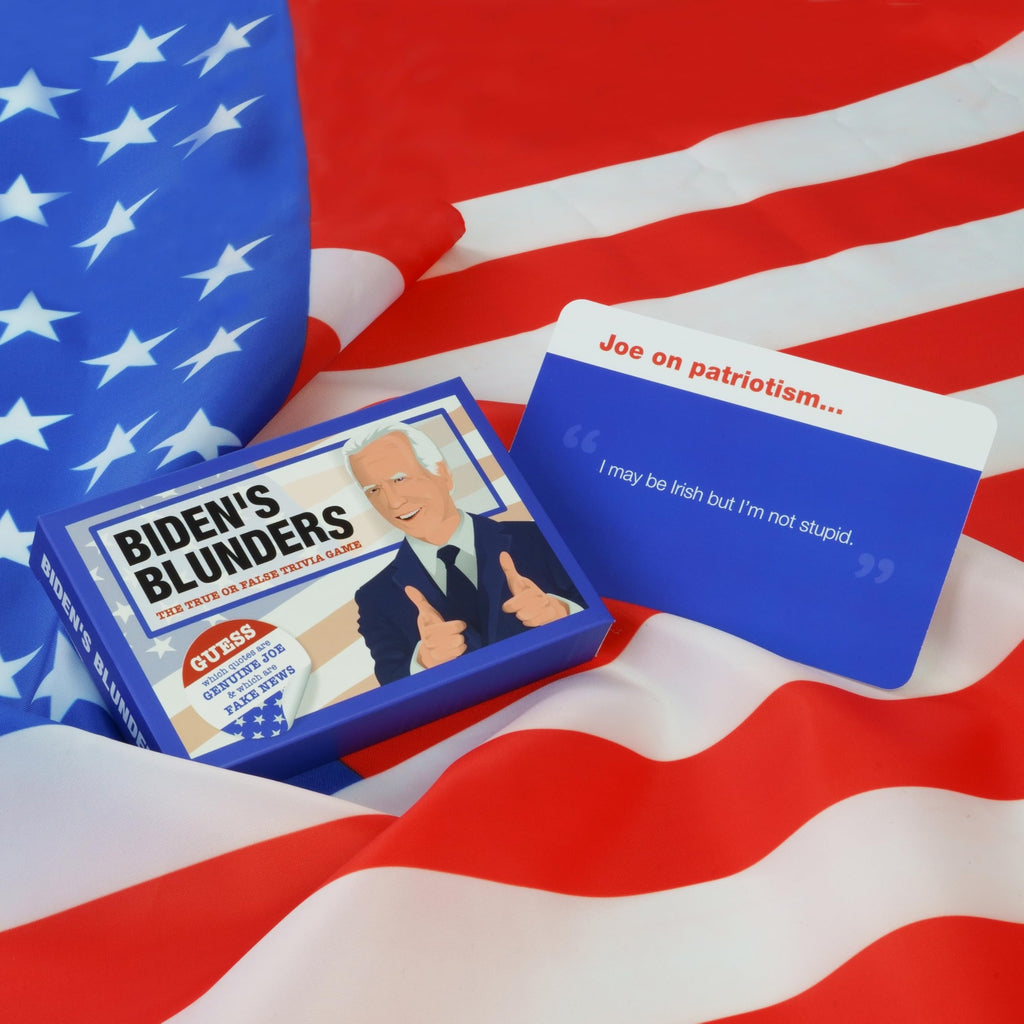 Bubblegum Stuff Biden's Blunders - The Card Game - Trivia Game - Family Games - Games for Family Games Night - Card Games for Adults and Teenagers