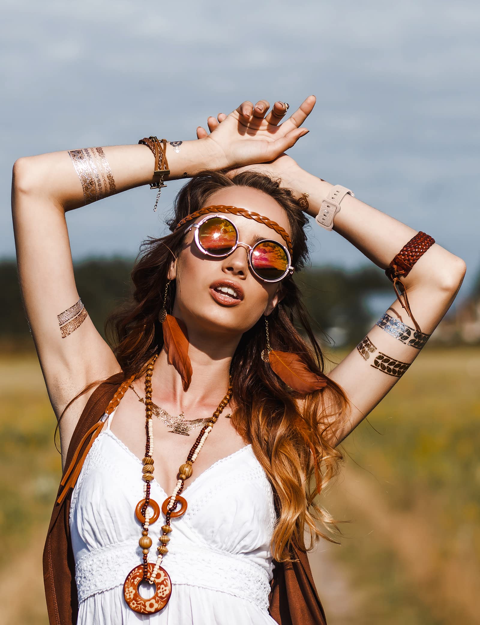 TOYOUTHS Boho Engraved Band Compatible with Apple Watch Band 42mm 41mm 40mm 38mm Women Men, Bohemian Designer Sport Soft Silicone Fancy Dressy Fashion Straps for iWatch Series 10/9/SE/8/7/6/5/4/3/2/1