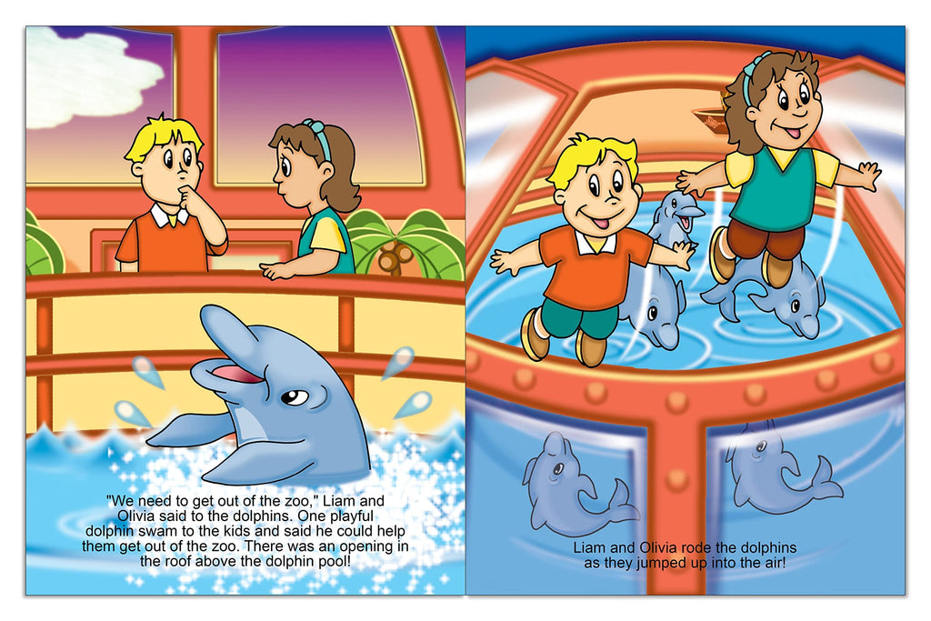 Personalized Children’s Zoo Adventure Storybook – Customize with Child’s Name, Hair Color, Gender, and Ethnicity | 28-Page 8.5” x 11” Paperback by First Time Books