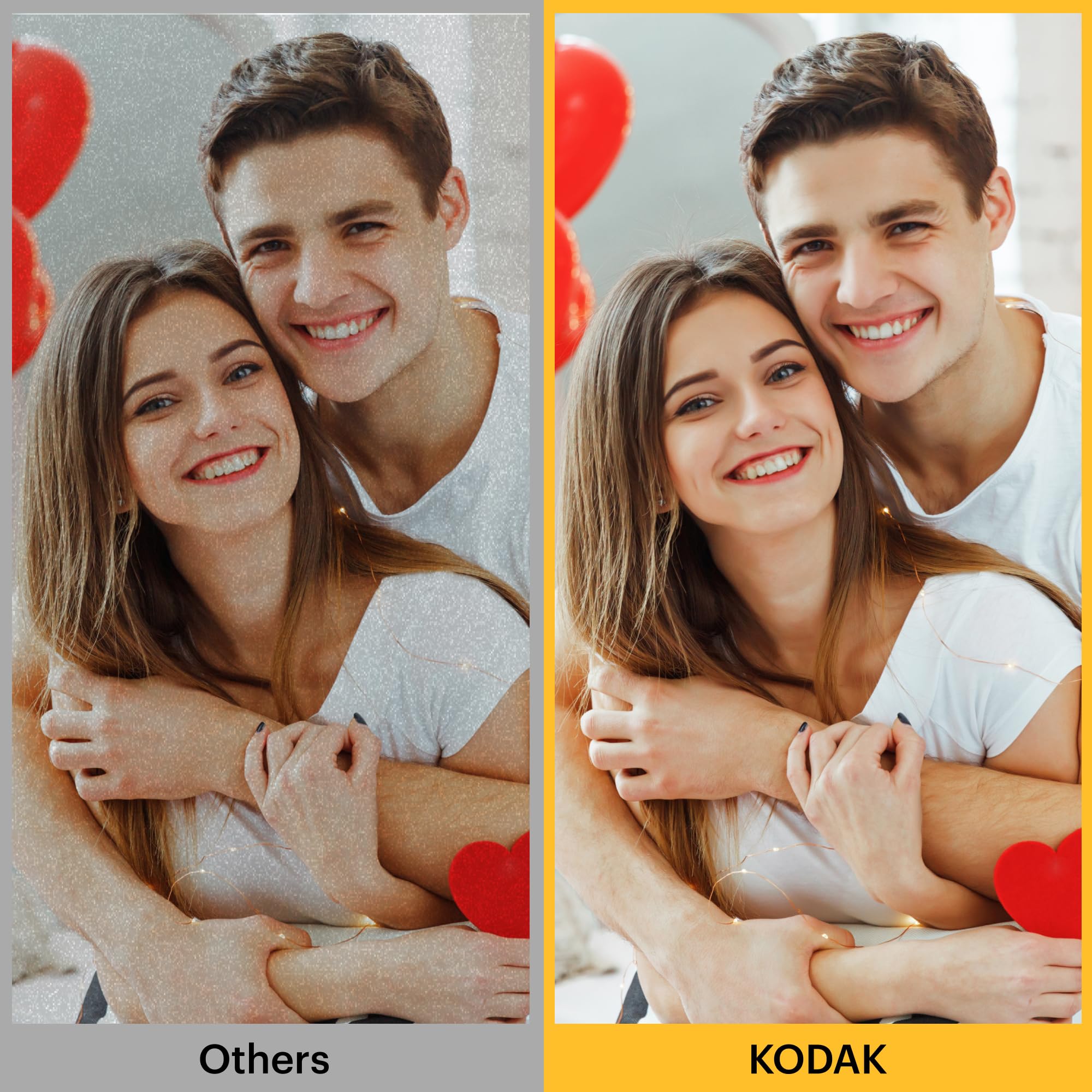 KODAK Dock Plus 4PASS Instant Photo Printer (4x6 inches) + 90 Sheets Bundle (10 Initial Sheets + 80 Sheet Pack)