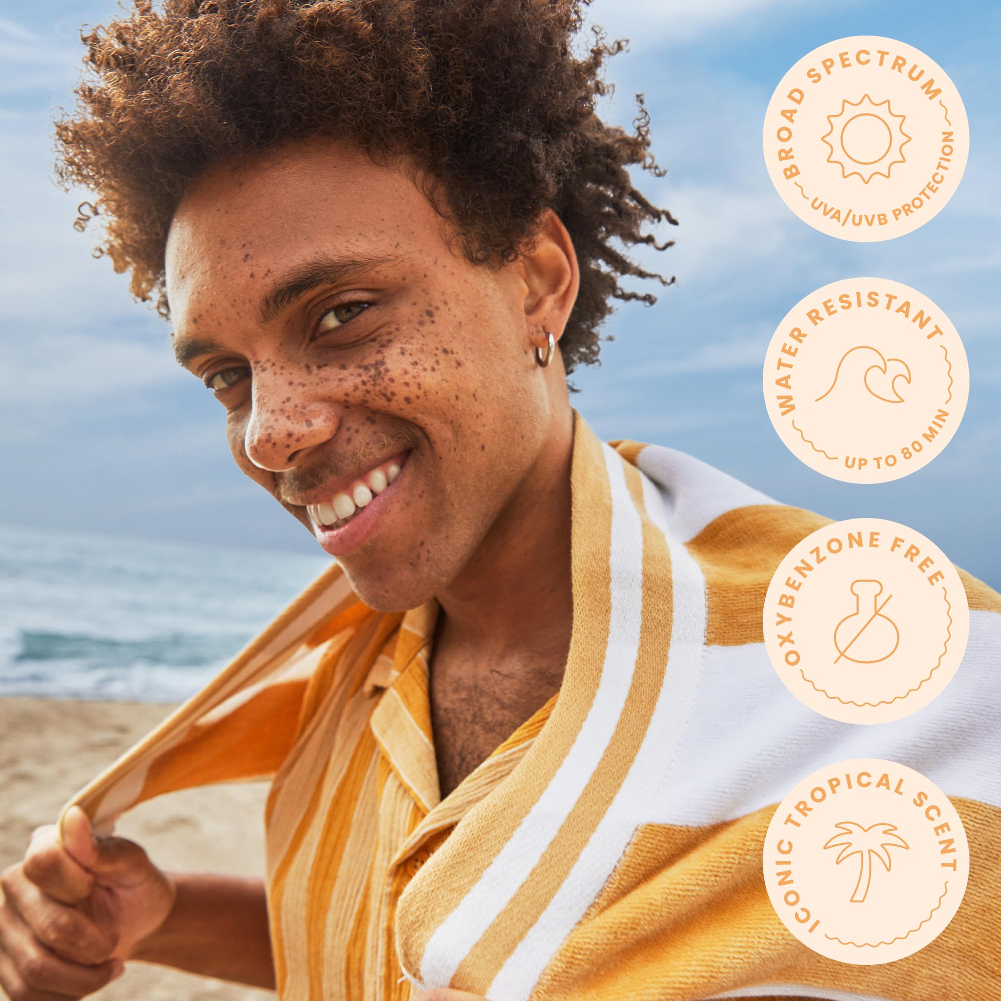 Hawaiian Tropic Island Tanning Lotion Sunscreen SPF 4, 8oz | Outdoor Tanning Lotion with SPF, SPF 4 Sunscreen, Oxybenzone Free Sunscreen, 8oz, Twin Pack