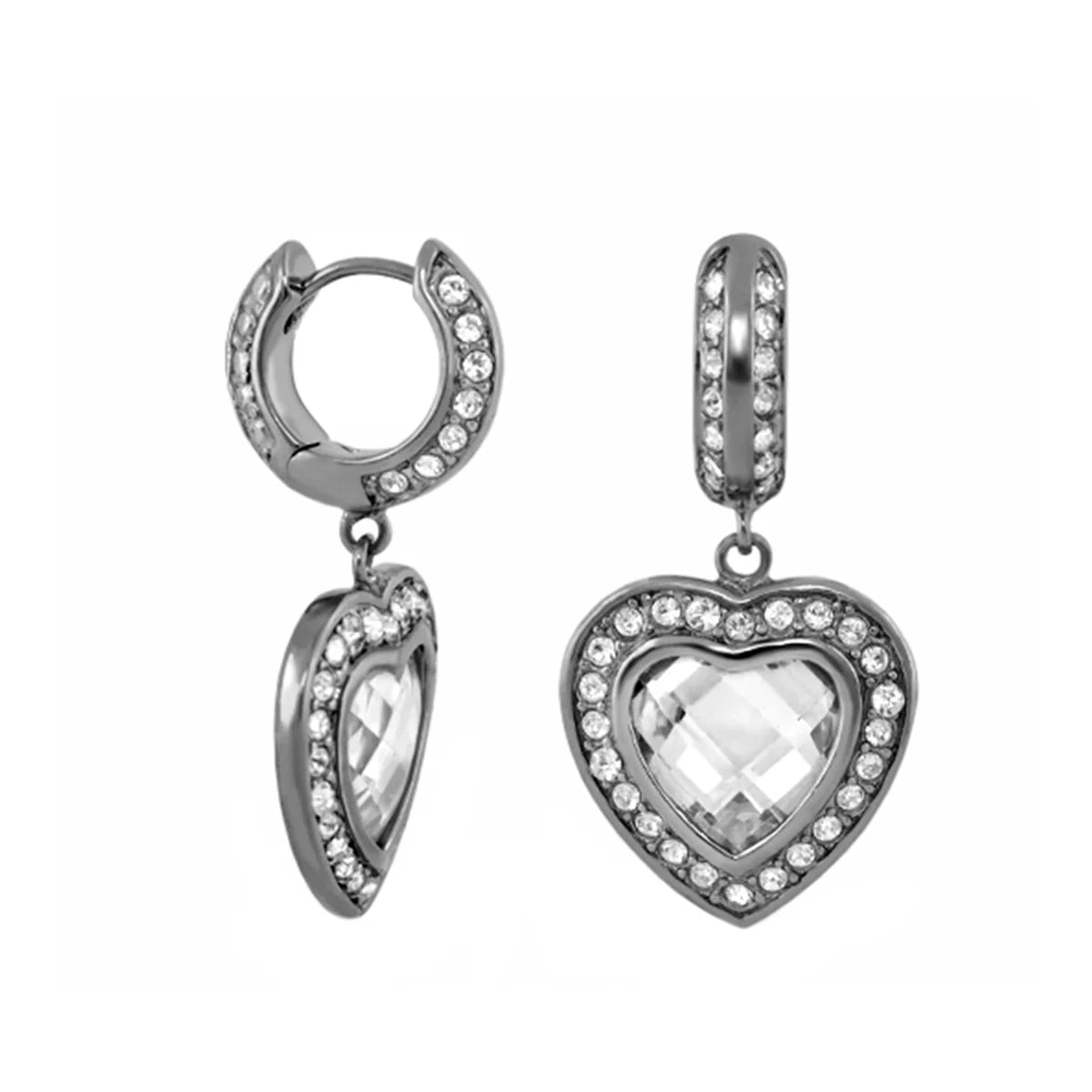 Classic Charm Heart Earrings