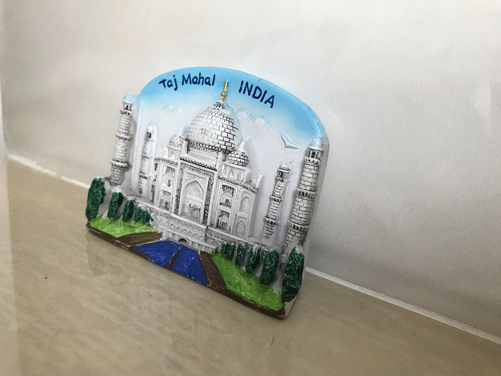 Taj Mahal India 3D Refrigerator Magnet Souvenirs Sticker,Hand-Made Home&Kitchen Decoration India Fridge Magnet