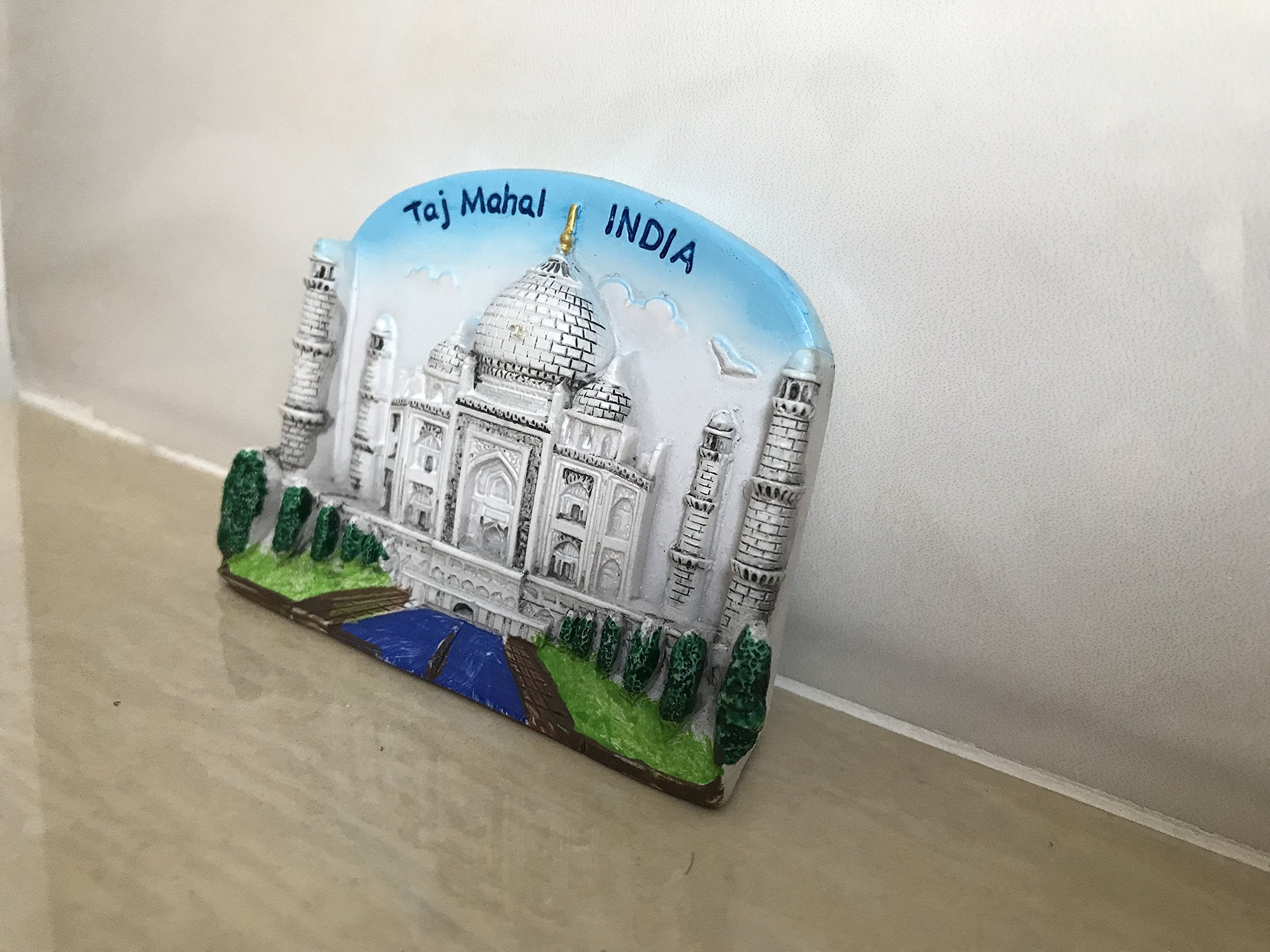 Taj Mahal India 3D Refrigerator Magnet Souvenirs Sticker,Hand-Made Home&Kitchen Decoration India Fridge Magnet