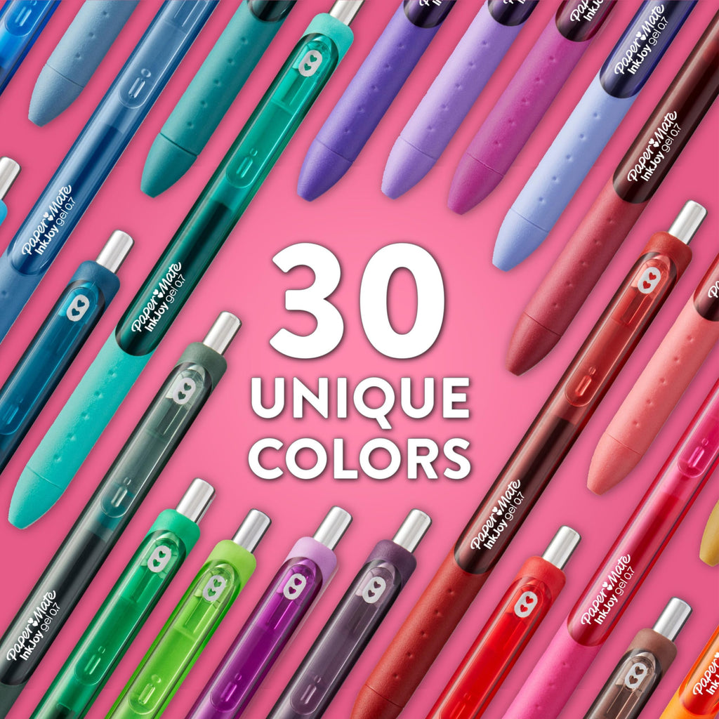 Paper Mate InkJoy Gel Pens, Medium Point, Assorted Colors, Set of 14