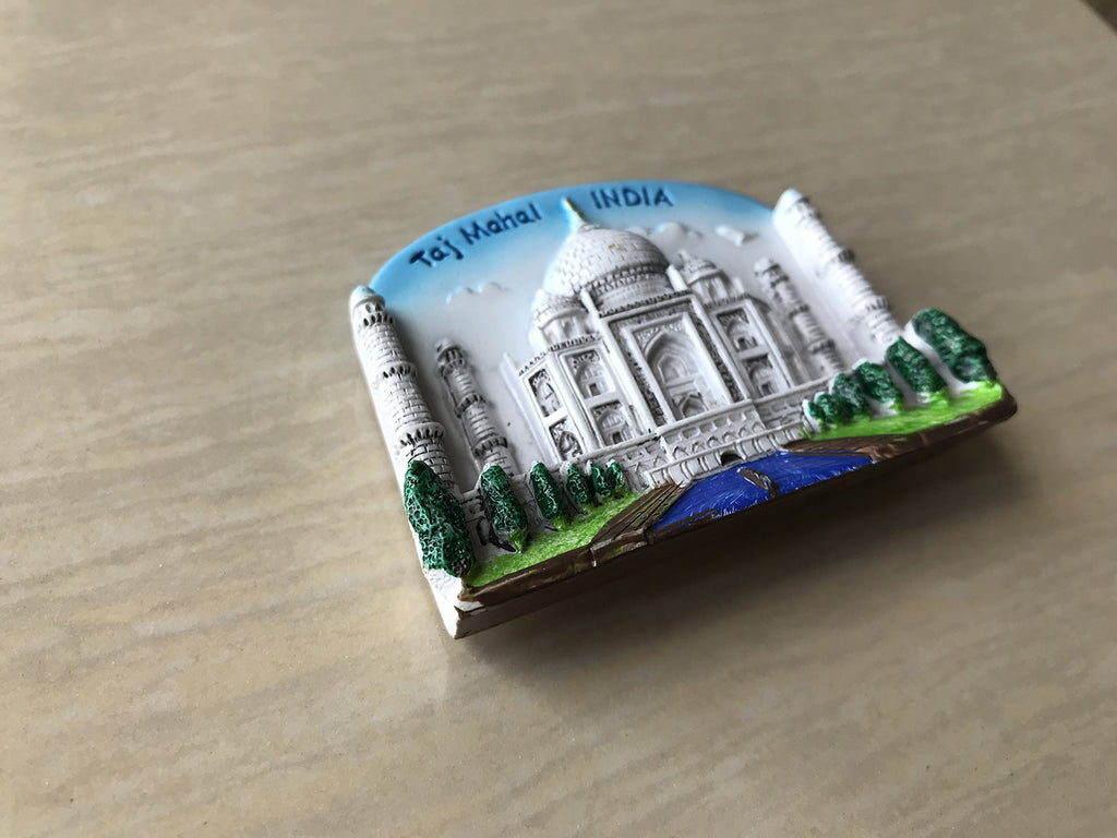 Taj Mahal India 3D Refrigerator Magnet Souvenirs Sticker,Hand-Made Home&Kitchen Decoration India Fridge Magnet