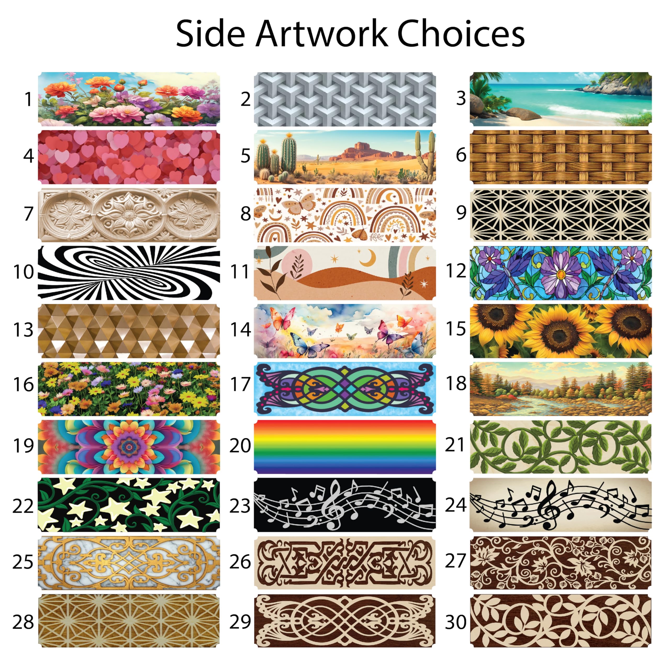 Personalized Photo Top Music Box, Plays Any Custom Song, Printed Image Gift