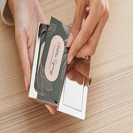 Engraved Business Card Holder