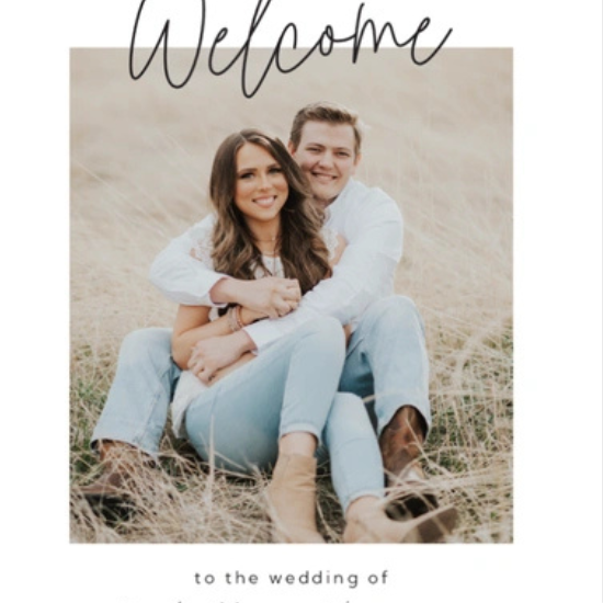 Foam Board Wedding Signs