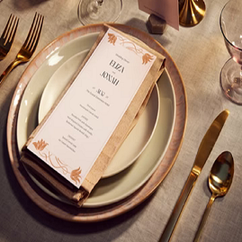 Wedding Menu Cards