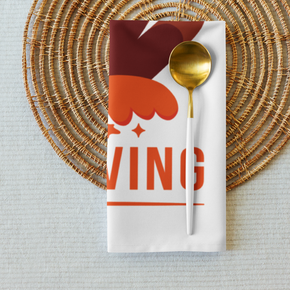 Happy Thanksgiving Cloth napkin set