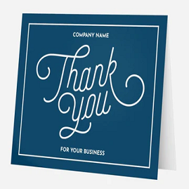 Custom Thank You Cards